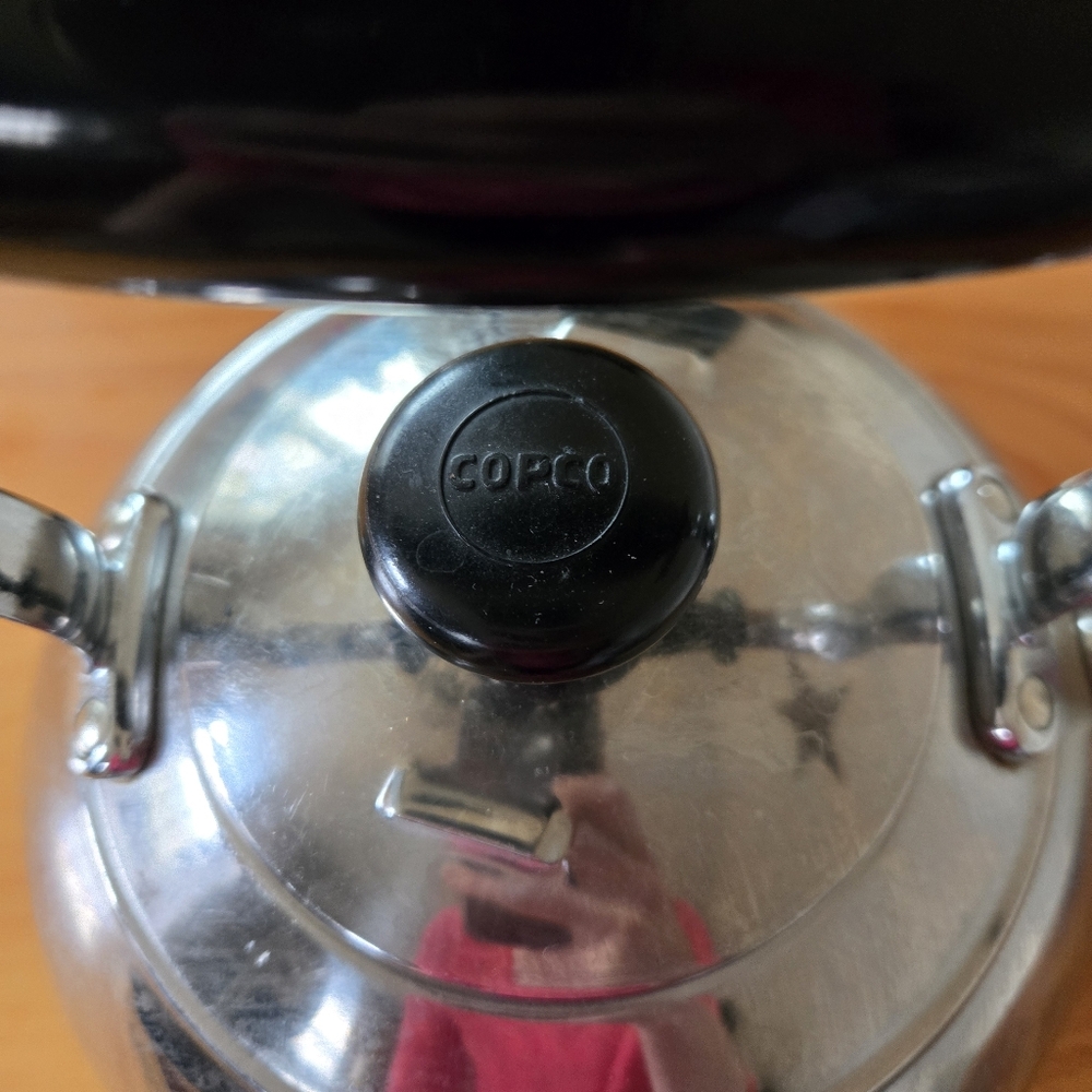 Vintage Copco Cambridge Stainless Steel Tea Kettle - Picture 3 of 4
